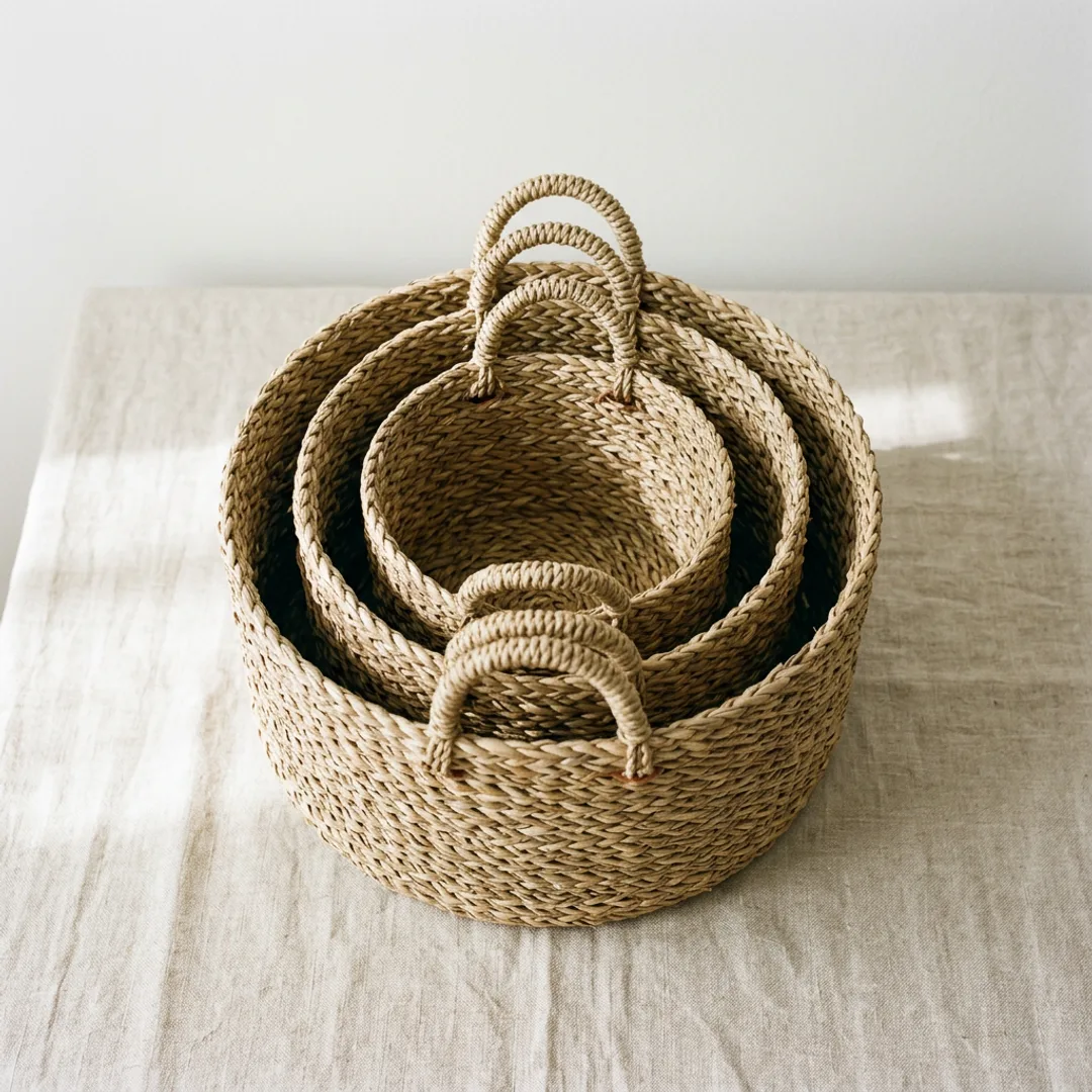Linen Storage Baskets (Set of 3)