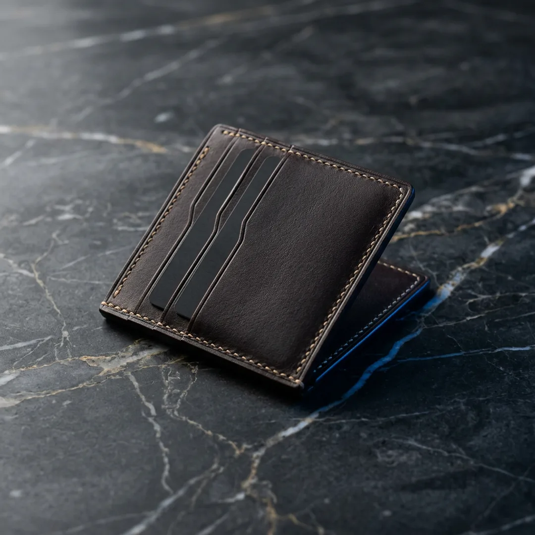 Slim Leather Card Wallet